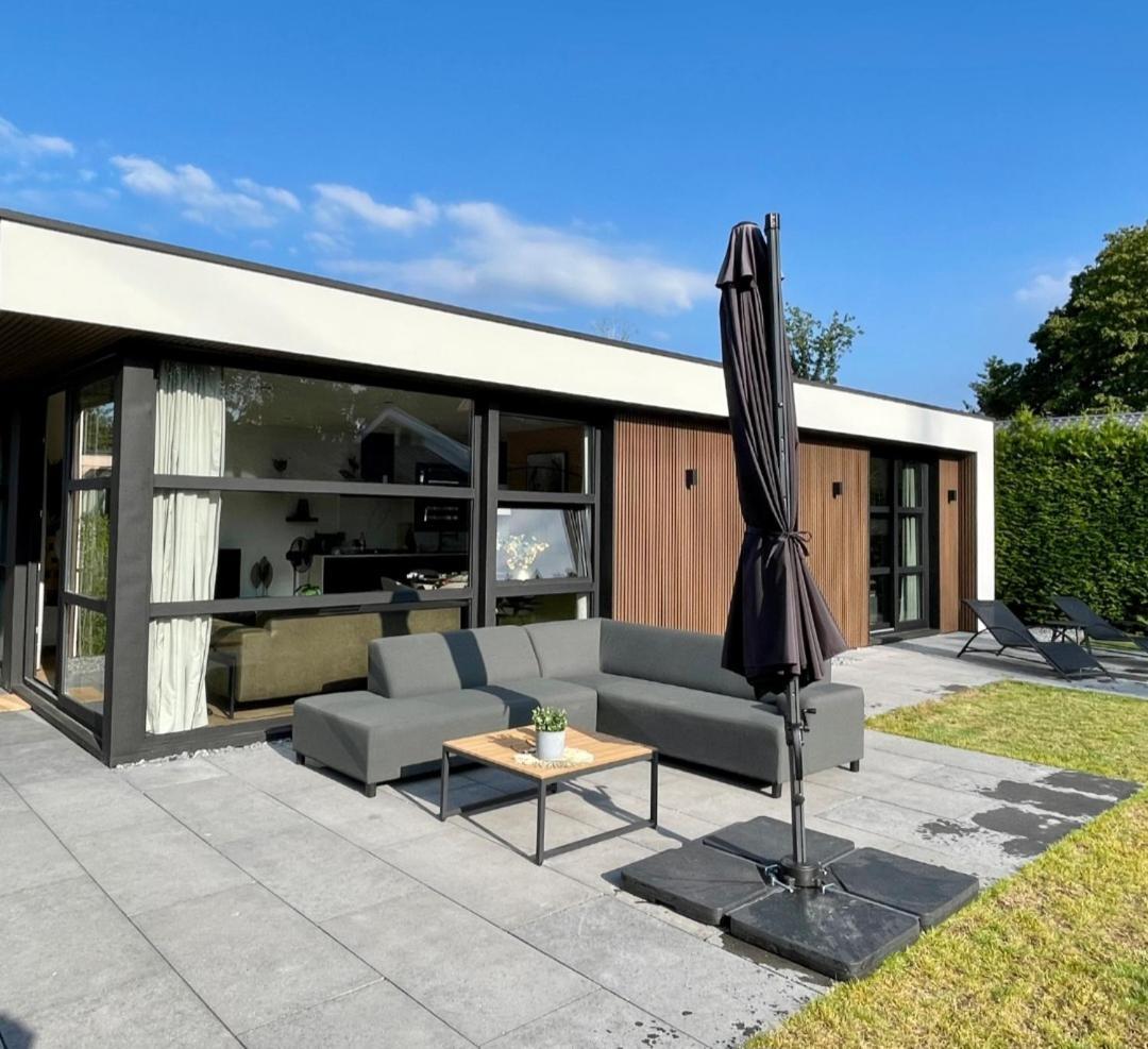 Edelhert, Moderne En Comfortabele Vakantiewoning Met Hottub! 埃尔默洛 外观 照片